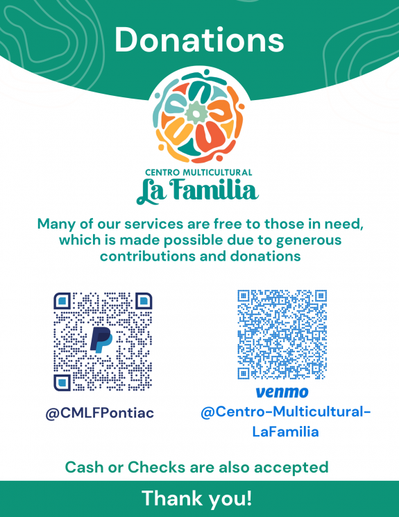 Social media and donation qr